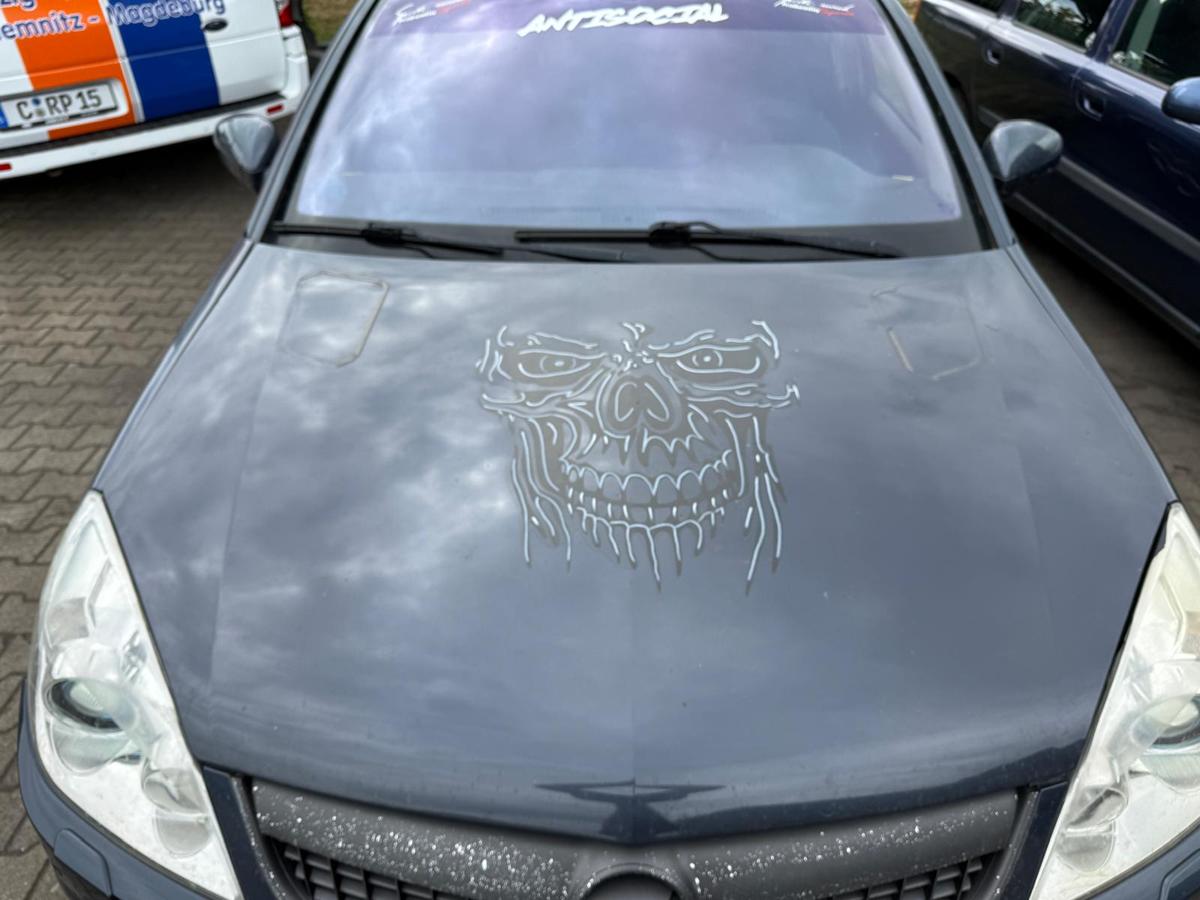 Opel Vectra C original Motorhaube Z168 Metroblau Facelift BJ06